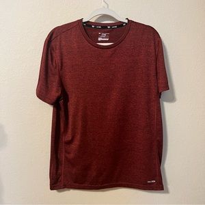 Tek Gear Maroon Heathered Dry Fit Tshirt